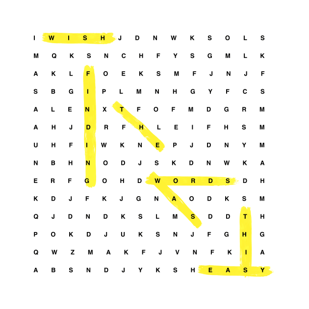 Word Search by sixfootgiraffe