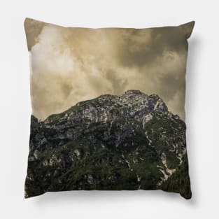 Yellow Sky Mountain Pillow