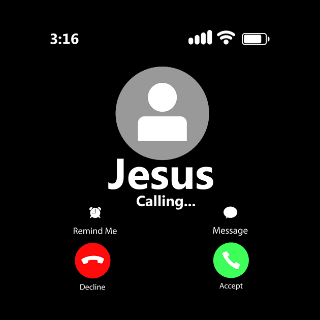 'Jesus Is Calling' Amazing Christians Cross by ourwackyhome