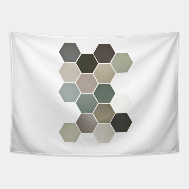 Shades of Grey Tapestry by Cassia