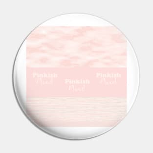 Pinkish mood, My backgrounds collage, pink, sky, clouds, pastel, mood, art, decor, TeePublic Pin