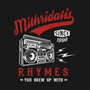 Rhymes You Grew Up With - Red / White T-Shirt