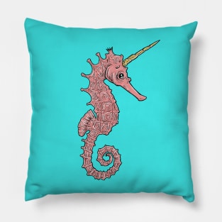 Sea Unicorn Pillow