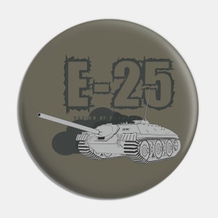 German tank destroyer E-25 Pin