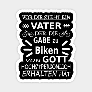 Vater Biken Downhill Männertag Magnet