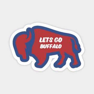 lets go buffalo Magnet