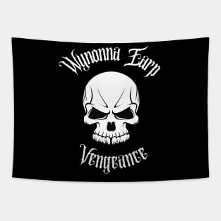 Wynonna Earp Vengeance Movie with skull Black Fan T-Shirt Design Tapestry