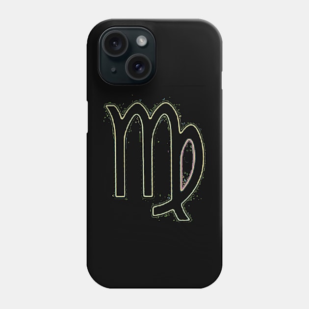 Virgo Zodiac art Phone Case by Shadeyart