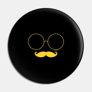 Glasses Mustachio VI Pin