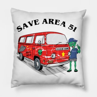 Area 51 Alien Pillow