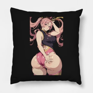 Pink unitard 2 Pillow