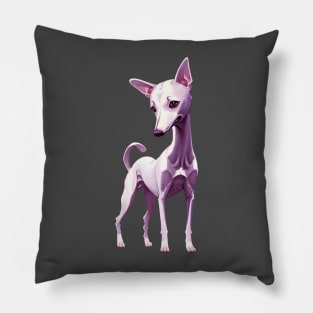 Cute Anime Whippet Dog Pillow