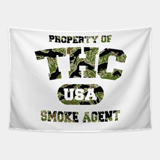 SMOKE AGENT CAMO Tapestry