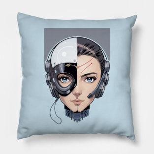 Bot Head Pillow