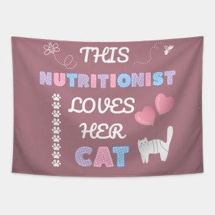 This nutritionist loves her cat Tapestry