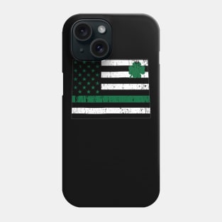 St Patricks Vintage Wyoming Irish USA Flag Phone Case