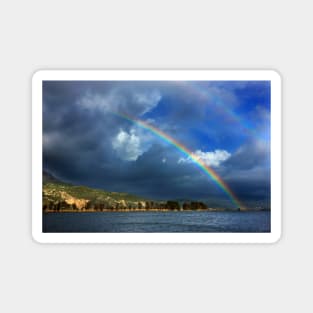 Double rainbow at Kaiafas lake Magnet