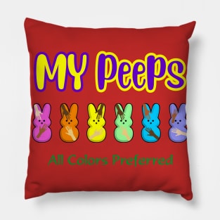 My Peeps Easter T-Shirt,Kids Bunny Unity Pillow