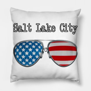 AMERICA PILOT GLASSES SALT LAKE CITY Pillow