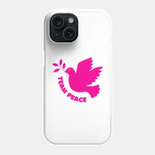 Team Peace Pink By Abby Anime(c) Phone Case