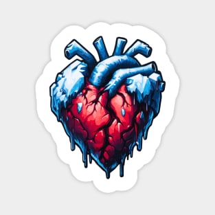 Cold heart icy Magnet