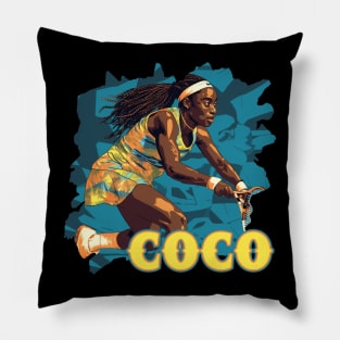 Coco Gauff Pillow