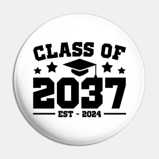 Class of 2037 Grow with me First Day of School Pin