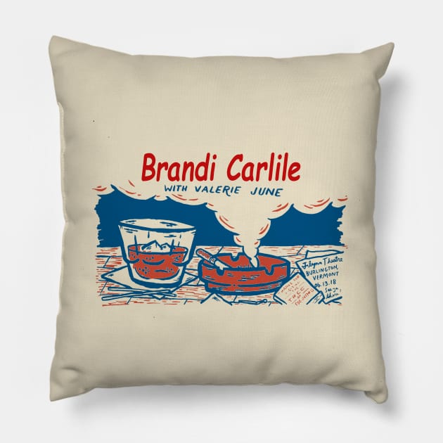 Brandi vintage Pillow by Animal Paper Art