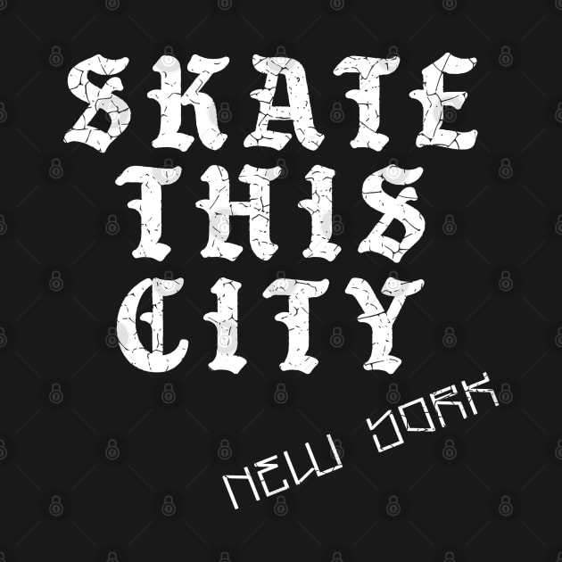 Skate This City New York by teecloud