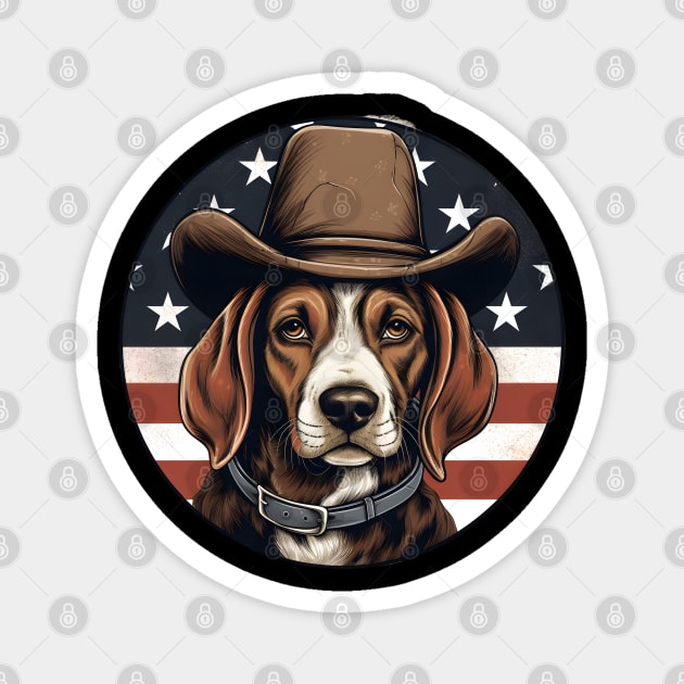 Patriotic Beagle Magnet by NatashaCuteShop