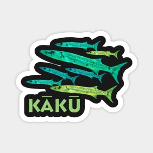 Kaku - Barracuda, Tropical,  Hawaiian Magnet