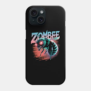 Zombee Invasion: Unique Robot-Zombie Bee Hybrid Artwork Phone Case