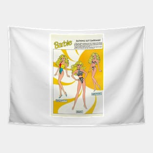 Barbie Comics - Take her to Swim Tapestry