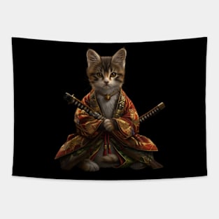 Cat Ninja Skills Tapestry