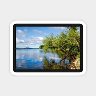 Blue Sky over Rice lake Magnet