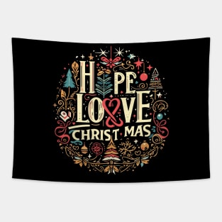 CHRISTMAS HOPE N' LOVE Tapestry