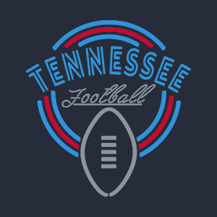 Neon Sign Tennessee Football T-Shirt