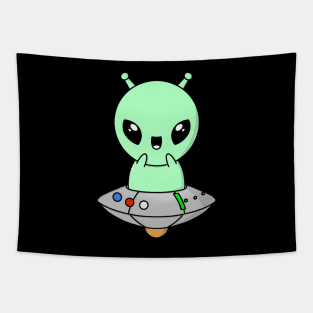 Kawaii Alien Tapestry