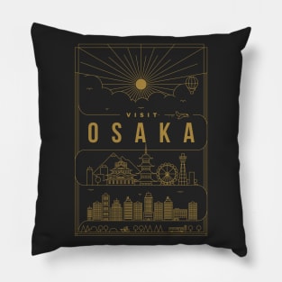 Osaka Minimal Lineal Poster Pillow