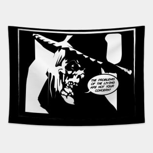 Skull Cowboy Crow Outtake Tapestry