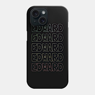 Edward Name Pattern Phone Case