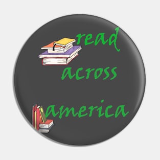 Read Across America Day T-Shirt Pin