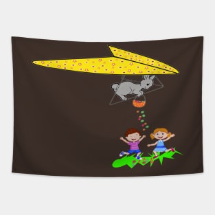 easter bunny kite Tapestry