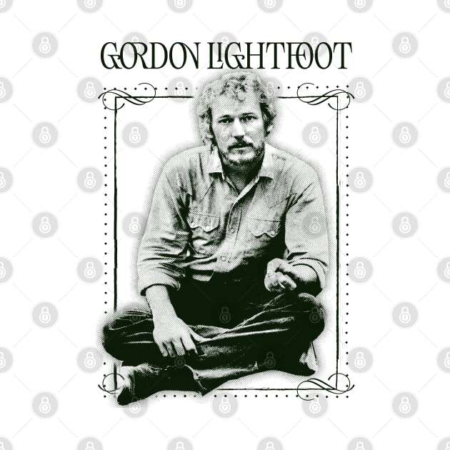 Gordon Lightfoot == Retro Style Fan Design by DankFutura