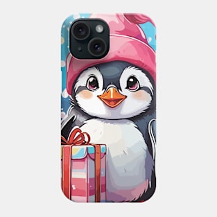 Cute Penguin Christmas #2 Phone Case