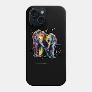 Elephant Colorful Phone Case