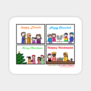 Queer-Coded Comic: Happy Holidays! Magnet
