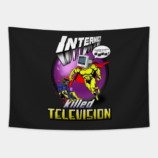 Internet Killed Television Tapestry