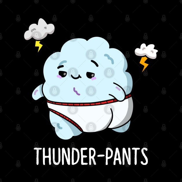 Thunderpants Cute Fart Cloud Pun by punnybone