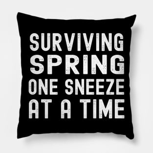 Surviving Spring One Sneeze at a Time Pollen Allergy Pillow